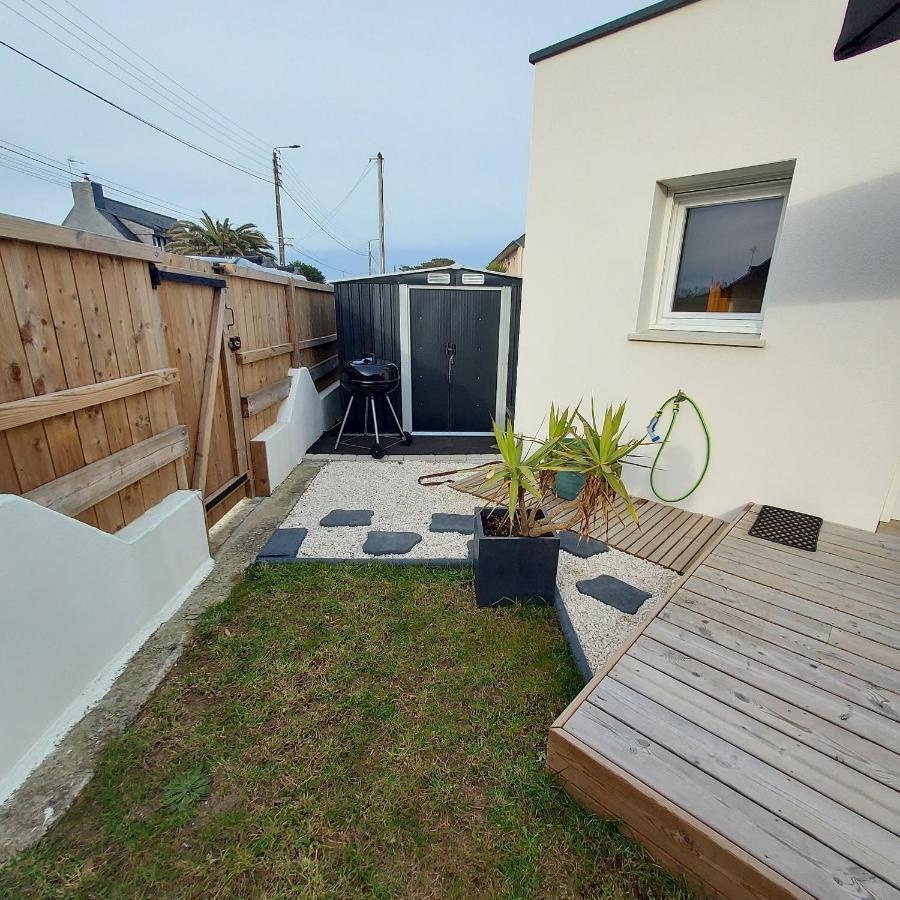 Studio Avec Terrasse Et Jardin A 100 M De La Plage Ploemeur Exterior photo
